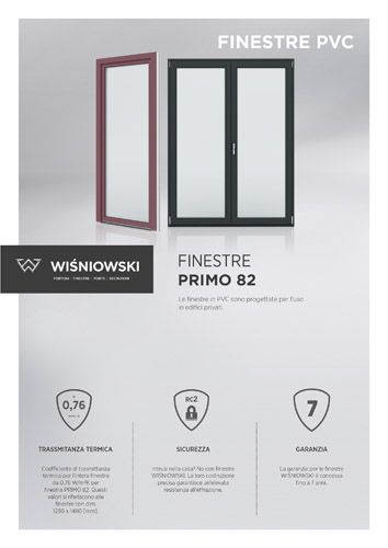 Finestre PVC PRIMO 82