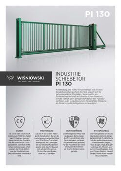 Industrie schiebetor PI 130