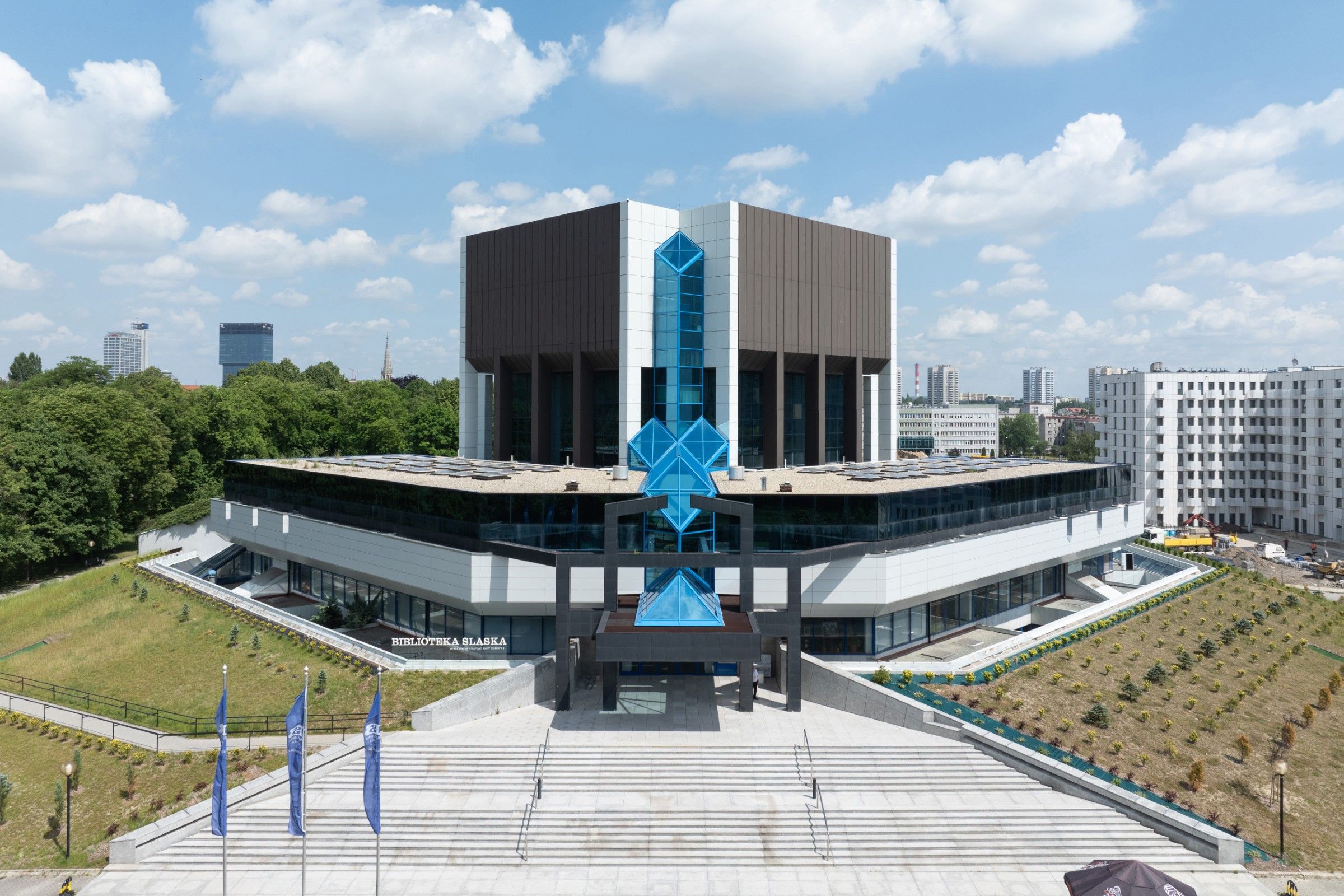 Szklany dach Biblioteki Śląskiej 