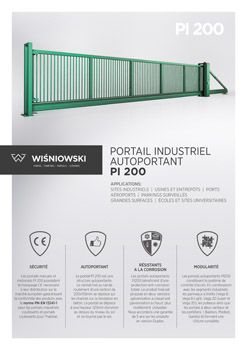 Portail coulissant industriel PI 200