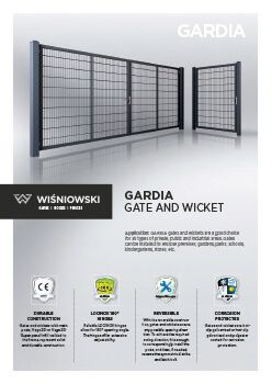 GARDIA gate and wicket