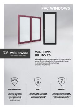 PVC PRIMO 76 windows