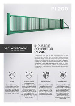 Industrie schiebetor PI 200