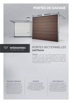 Portes sectionnelles UniTherm