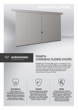 SlidePro overhead sliding doors