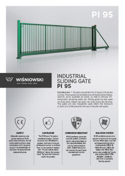 Industrial sliding gate PI 95