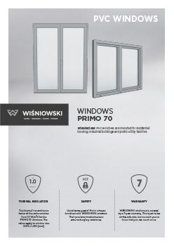 PVC PRIMO 70 windows