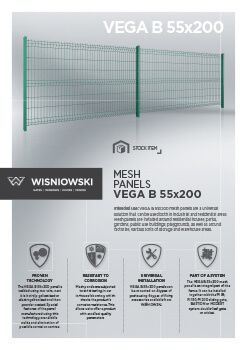 VEGA B 55x200 mesh panels