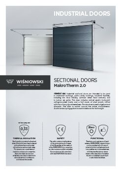 MakroTherm 2.0 sectional doors