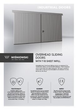 Overhead sliding doors