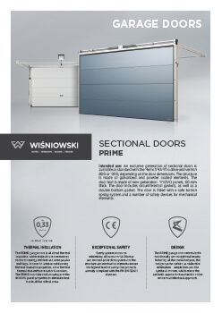 Sectional doors PRIME