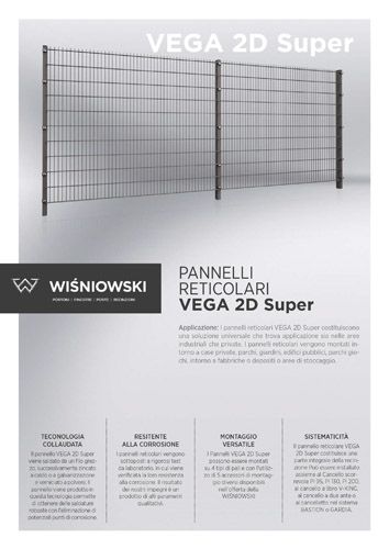 Pannelli reticolari VEGA 2D Super