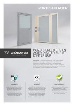 Portes profilées en acier