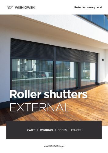 Roller shutters external