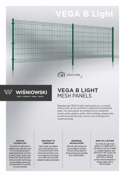 VEGA B Light mesh panels