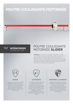 Poutre coulissante motorisée SLIDER