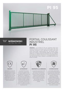 Portail coulissant industriel PI 95