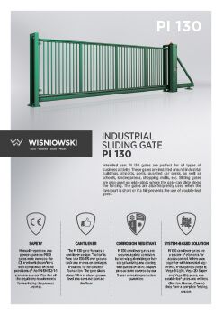 Industrial sliding gate PI 130