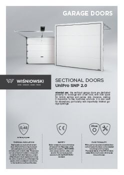 Sectional doors UniPro SNP 2.0